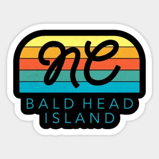 Bald Head Island Sunrise Summer Vacation in NC Sticker